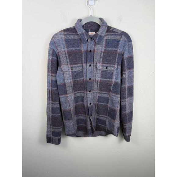 Faherty Other - Faherty Legend Ultrasoft Sweater Button Down Shirt Blue Plaid Small